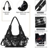 image:imageAngelkiss Hobo Purses and handbags for Women Satchel Handbag Women Purses Large Daily Shoulder BagsZblack
