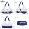 image:imageAngelkiss Hobo Purses and handbags for Women Satchel Handbag Women Purses Large Daily Shoulder BagsZblueBlue