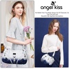 image:imageAngelkiss Hobo Purses and handbags for Women Satchel Handbag Women Purses Large Daily Shoulder BagsZblueBlue