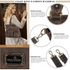 image:imageAngelkiss Purses Handbags for Women PU Tote Satchel Bags for Women Pockets Shoulder Bags1brown