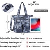 image:imageAngelkiss Purses Handbags for Women PU Tote Satchel Bags for Women Pockets Shoulder Bags3blue