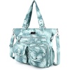 image:imageAngelkiss Purses Handbags for Women PU Tote Satchel Bags for Women Pockets Shoulder Bags7028blue Green