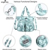 image:imageAngelkiss Purses Handbags for Women PU Tote Satchel Bags for Women Pockets Shoulder Bags7028blue Green