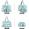 image:imageAngelkiss Purses Handbags for Women PU Tote Satchel Bags for Women Pockets Shoulder Bags7028blue Green