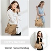 image:imageAngelkiss Purses Handbags for Women PU Tote Satchel Bags for Women Pockets Shoulder BagsAbeige