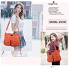 image:imageAngelkiss Purses Handbags for Women PU Tote Satchel Bags for Women Pockets Shoulder BagsAorange