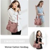 image:imageAngelkiss Purses Handbags for Women PU Tote Satchel Bags for Women Pockets Shoulder BagsApink