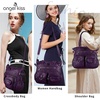 image:imageAngelkiss Purses Handbags for Women PU Tote Satchel Bags for Women Pockets Shoulder BagsApurple