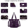 image:imageAngelkiss Purses Handbags for Women PU Tote Satchel Bags for Women Pockets Shoulder BagsApurple