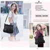 image:imageAngelkiss Purses Handbags for Women PU Tote Satchel Bags for Women Pockets Shoulder BagsBlack