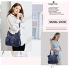 image:imageAngelkiss Purses Handbags for Women PU Tote Satchel Bags for Women Pockets Shoulder BagsBlue