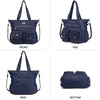 image:imageAngelkiss Purses Handbags for Women PU Tote Satchel Bags for Women Pockets Shoulder BagsBlue