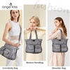 image:imageAngelkiss Purses Handbags for Women PU Tote Satchel Bags for Women Pockets Shoulder BagsGrey