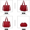 image:imageAngelkiss Purses Handbags for Women PU Tote Satchel Bags for Women Pockets Shoulder BagsRed