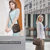 image:imageAngelkiss Small Womens Crossbody Bag Leather Shoulder Purse for Women Hobo Bag with Adjustable Shoulder Strap16taupe