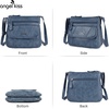 image:imageAngelkiss Small Womens Crossbody Bag Leather Shoulder Purse for Women Hobo Bag with Adjustable Shoulder Strap1blue