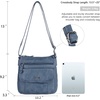 image:imageAngelkiss Small Womens Crossbody Bag Leather Shoulder Purse for Women Hobo Bag with Adjustable Shoulder Strap1blue