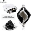 image:imageAngelkiss Small Womens Crossbody Bag Leather Shoulder Purse for Women Hobo Bag with Adjustable Shoulder Strap87white