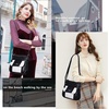 image:imageAngelkiss Small Womens Crossbody Bag Leather Shoulder Purse for Women Hobo Bag with Adjustable Shoulder StrapBlackWhite