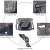 image:imageAngelkiss Small Womens Crossbody Bag Leather Shoulder Purse for Women Hobo Bag with Adjustable Shoulder StrapGreyBlue