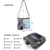 image:imageAngelkiss Small Womens Crossbody Bag Leather Shoulder Purse for Women Hobo Bag with Adjustable Shoulder StrapGreyBlue