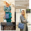 image:imageAngelkiss Small Womens Crossbody Bag Leather Shoulder Purse for Women Hobo Bag with Adjustable Shoulder StrapLake Blue