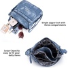 image:imageAngelkiss Small Womens Crossbody Bag Leather Shoulder Purse for Women Hobo Bag with Adjustable Shoulder StrapLake Blue