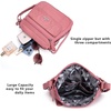image:imageAngelkiss Small Womens Crossbody Bag Leather Shoulder Purse for Women Hobo Bag with Adjustable Shoulder StrapPink