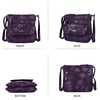 image:imageAngelkiss Small Womens Crossbody Bag Leather Shoulder Purse for Women Hobo Bag with Adjustable Shoulder StrapPurple