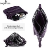 image:imageAngelkiss Small Womens Crossbody Bag Leather Shoulder Purse for Women Hobo Bag with Adjustable Shoulder StrapPurple