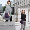 image:imageAngelkiss Small Womens Crossbody Bag Leather Shoulder Purse for Women Hobo Bag with Adjustable Shoulder StrapPurple