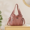 image:imagePurses and Handbags Women Fashion Tote Bag Shoulder Bags Top Handle Satchel Purses Washed Synthetic Leather Handbag11dpink