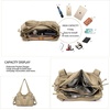 image:imagePurses and Handbags Women Fashion Tote Bag Shoulder Bags Top Handle Satchel Purses Washed Synthetic Leather Handbag1apricot