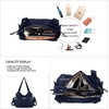 image:imagePurses and Handbags Women Fashion Tote Bag Shoulder Bags Top Handle Satchel Purses Washed Synthetic Leather Handbag1dblue