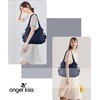 image:imagePurses and Handbags Women Fashion Tote Bag Shoulder Bags Top Handle Satchel Purses Washed Synthetic Leather Handbag1dblue