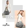 image:imagePurses and Handbags Women Fashion Tote Bag Shoulder Bags Top Handle Satchel Purses Washed Synthetic Leather Handbag1dgreyb