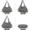 image:imagePurses and Handbags Women Fashion Tote Bag Shoulder Bags Top Handle Satchel Purses Washed Synthetic Leather Handbag1dgreyb