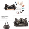 image:imagePurses and Handbags Women Fashion Tote Bag Shoulder Bags Top Handle Satchel Purses Washed Synthetic Leather Handbag1mineral Gray