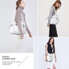 image:imagePurses and Handbags Women Fashion Tote Bag Shoulder Bags Top Handle Satchel Purses Washed Synthetic Leather Handbag1white