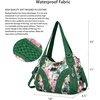 image:imagePurses and Handbags Women Fashion Tote Bag Shoulder Bags Top Handle Satchel Purses Washed Synthetic Leather Handbag3greenGreen