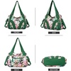 image:imagePurses and Handbags Women Fashion Tote Bag Shoulder Bags Top Handle Satchel Purses Washed Synthetic Leather Handbag3greenGreen