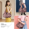 image:imagePurses and Handbags Women Fashion Tote Bag Shoulder Bags Top Handle Satchel Purses Washed Synthetic Leather Handbag3pink Leopard
