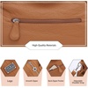 image:imagePurses and Handbags Women Fashion Tote Bag Shoulder Bags Top Handle Satchel Purses Washed Synthetic Leather Handbag452caramel