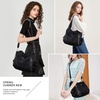 image:imagePurses and Handbags Women Fashion Tote Bag Shoulder Bags Top Handle Satchel Purses Washed Synthetic Leather HandbagNylonblack