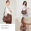 image:imagePurses and Handbags Women Fashion Tote Bag Shoulder Bags Top Handle Satchel Purses Washed Synthetic Leather HandbagRetro Brown