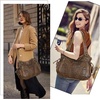 image:imagePurses and Handbags Women Fashion Tote Bag Shoulder Bags Top Handle Satchel Purses Washed Synthetic Leather HandbagRetro Brown1