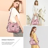 image:imagePurses and Handbags Women Fashion Tote Bag Shoulder Bags Top Handle Satchel Purses Washed Synthetic Leather HandbagRetro Pink