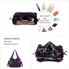 image:imagePurses and Handbags Women Fashion Tote Bag Shoulder Bags Top Handle Satchel Purses Washed Synthetic Leather HandbagRetro Purple