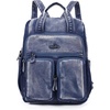 image:imageAngel Kiss Backpack Purse for Women Soft Washed Leather Multi Pocket Casual Travel BackpacksNavyblue