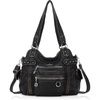image:imageAngel Kiss Hobo Handbags for Women Soft PU Leather Shoulder Handbags Ladies Purses145bornze